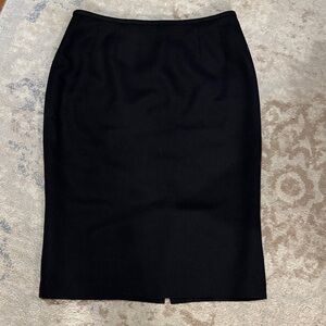 Evan Picone Classic Black Pencil Skirt